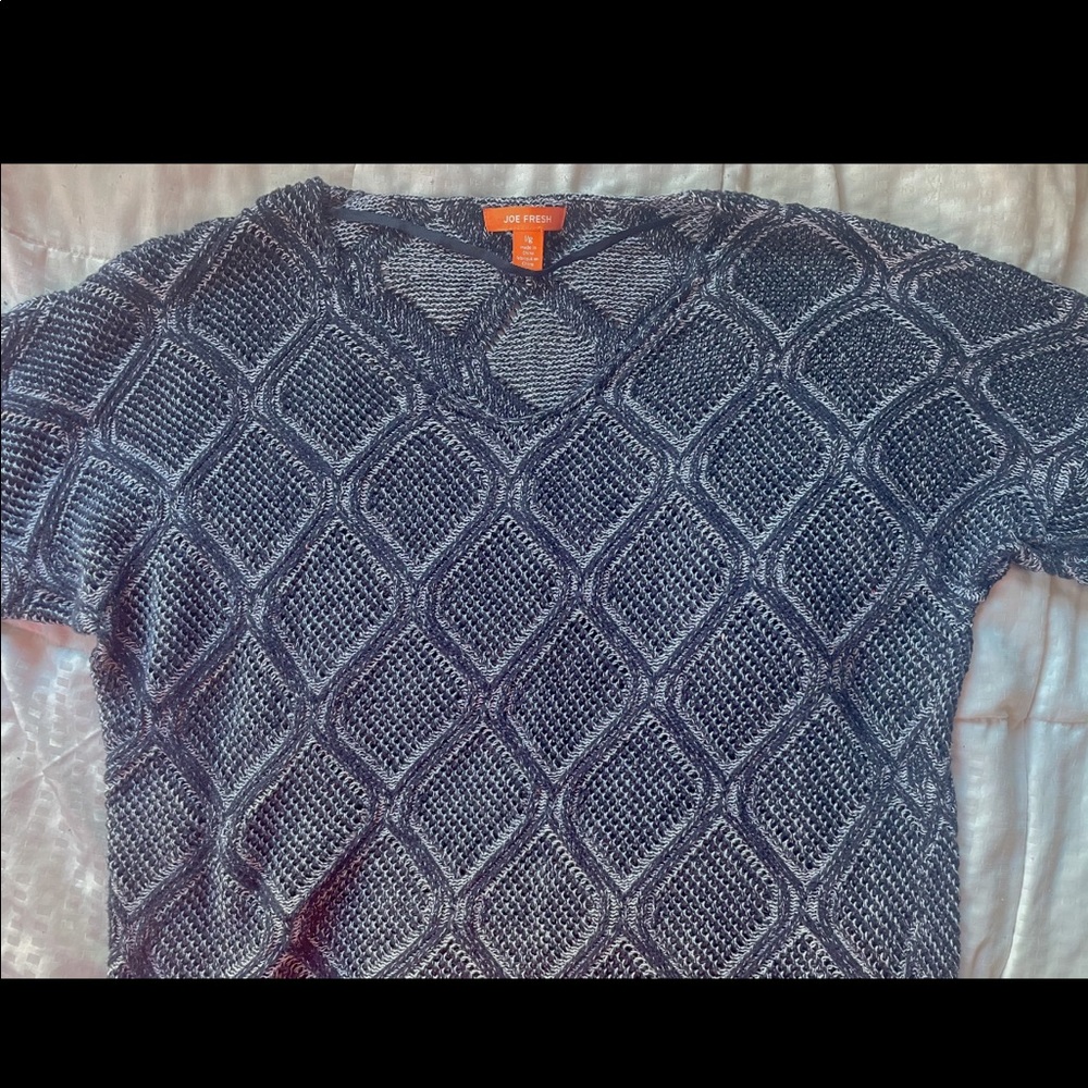 Dark Navy Blue Knitted Sweater